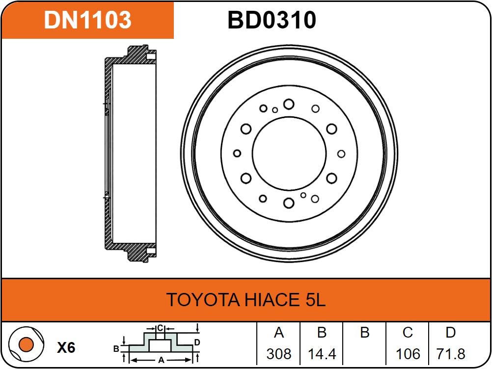 Producto NiBK DN1103