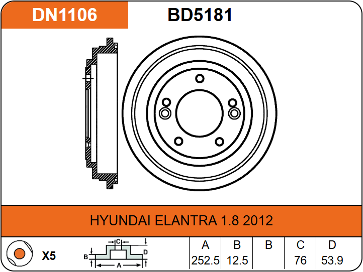 Producto NiBK DN1106