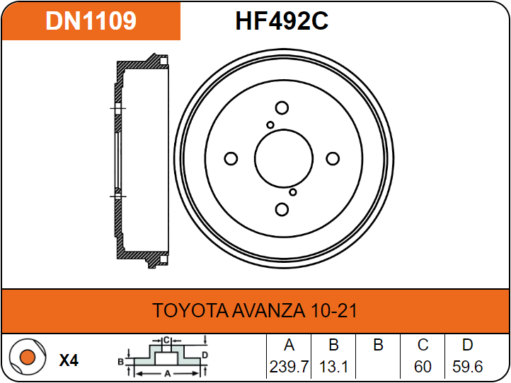 Producto NiBK DN1109