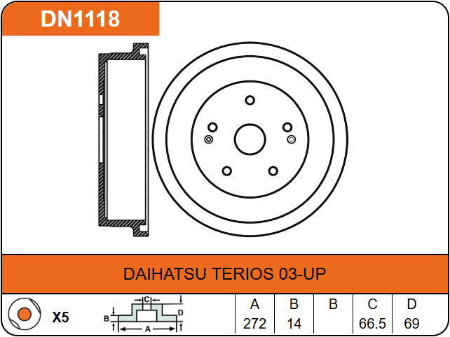 Producto NiBK DN1118