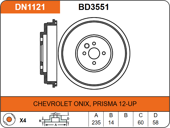 Producto NiBK DN1121