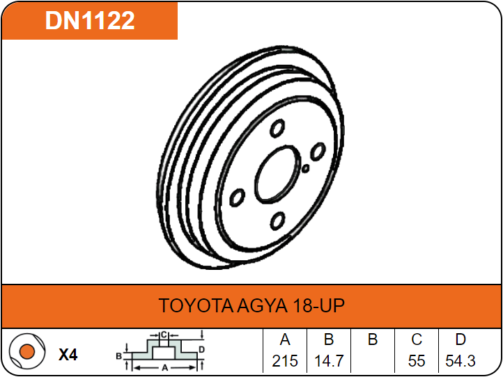Producto NiBK DN1122