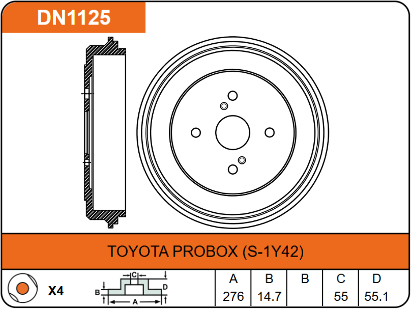 Producto NiBK DN1125