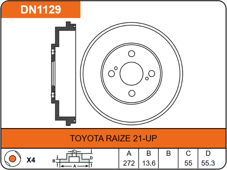 Producto NiBK DN1129