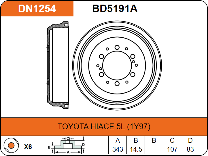 Producto NiBK DN1254