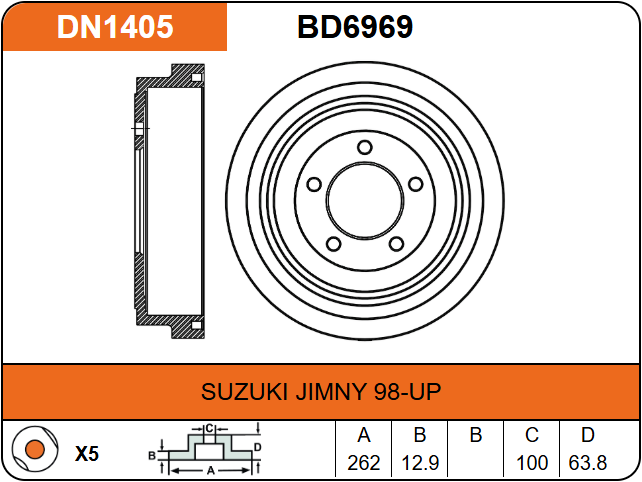 Producto NiBK DN1405