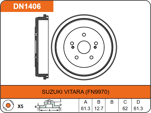 Producto NiBK DN1406