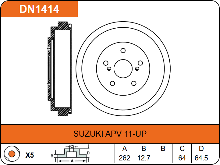 Producto NiBK DN1414