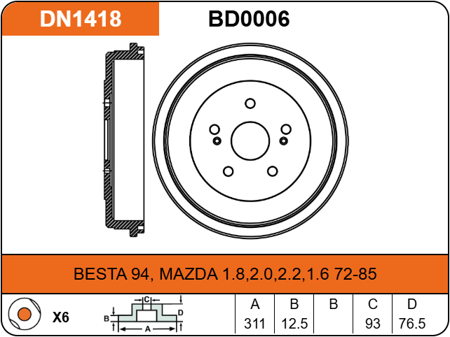 Producto NiBK DN1418
