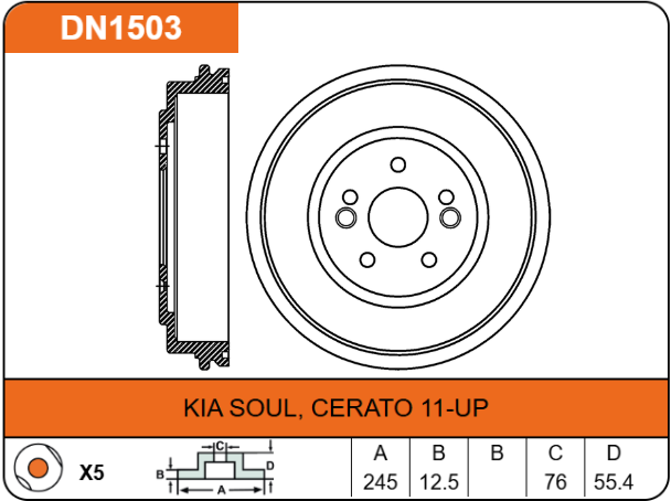Producto NiBK DN1503