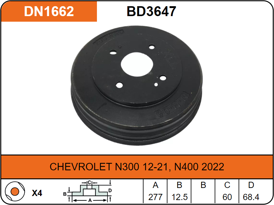 Producto NiBK DN1662