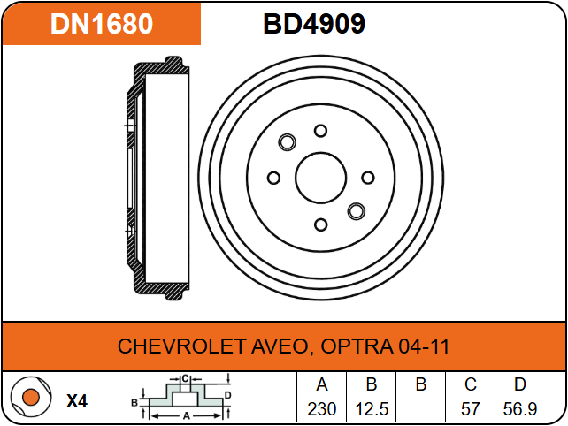 Producto NiBK DN1680