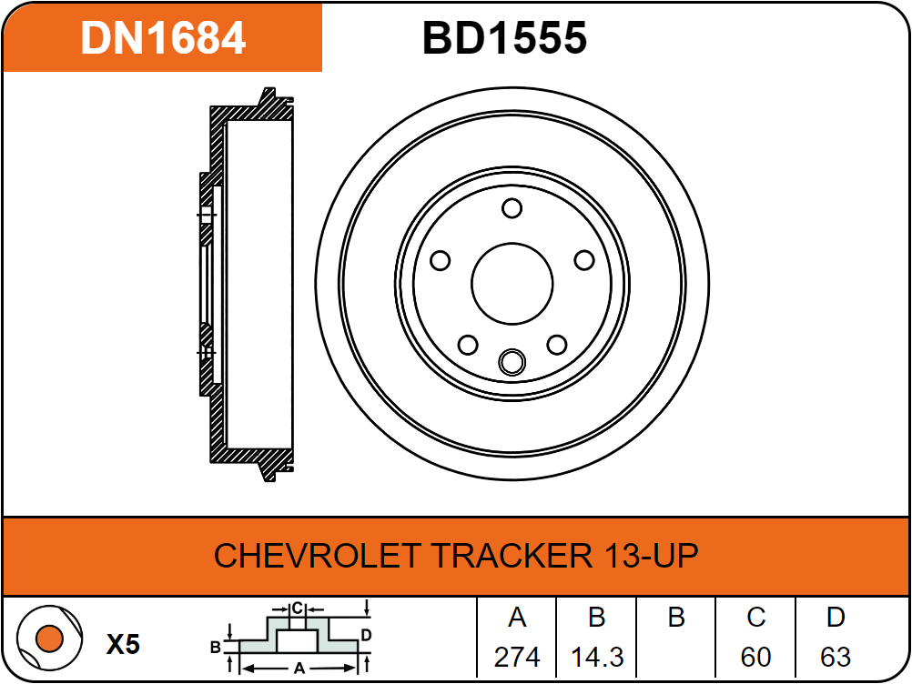 Producto NiBK DN1684