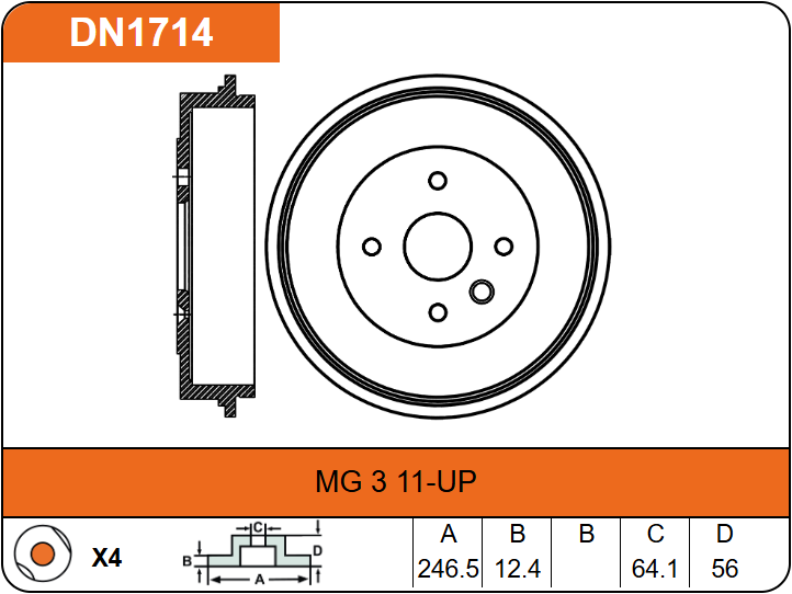 Producto NiBK DN1714