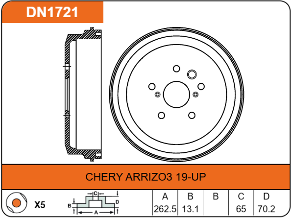 Producto NiBK DN1721
