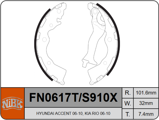 Producto NiBK FN0617T