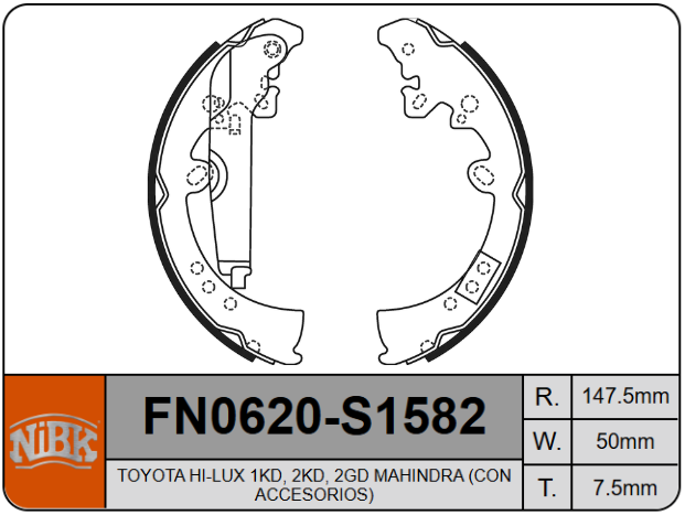 Producto NiBK FN0620