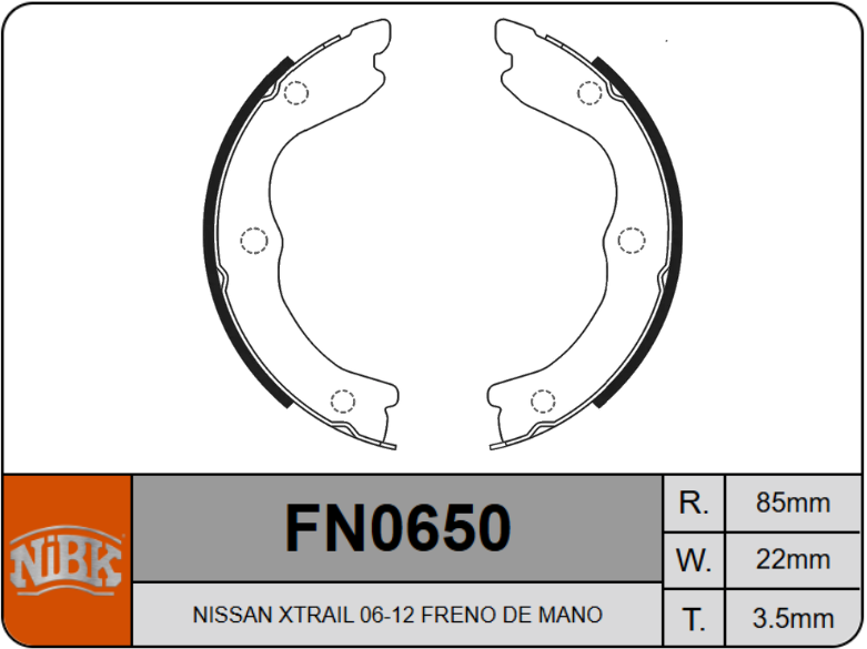 Producto NiBK FN0650
