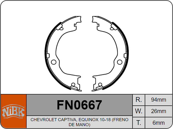 Producto NiBK FN0667