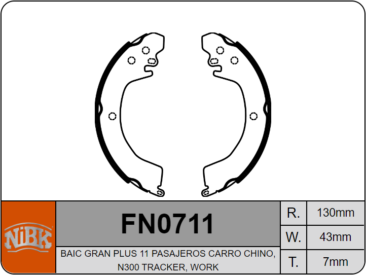 Producto NiBK FN0711