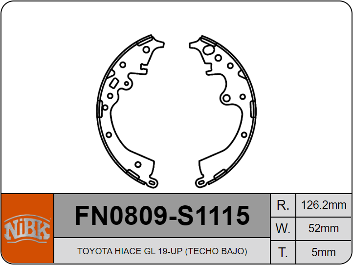 Producto NiBK FN0809