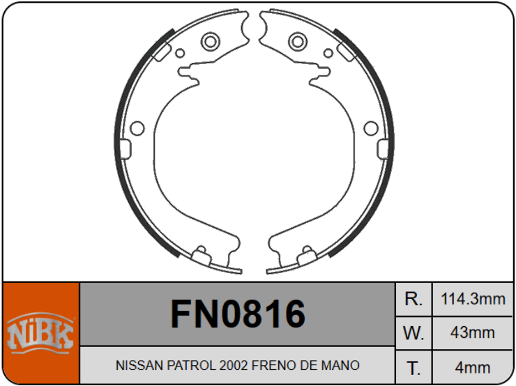 Producto NiBK FN0816