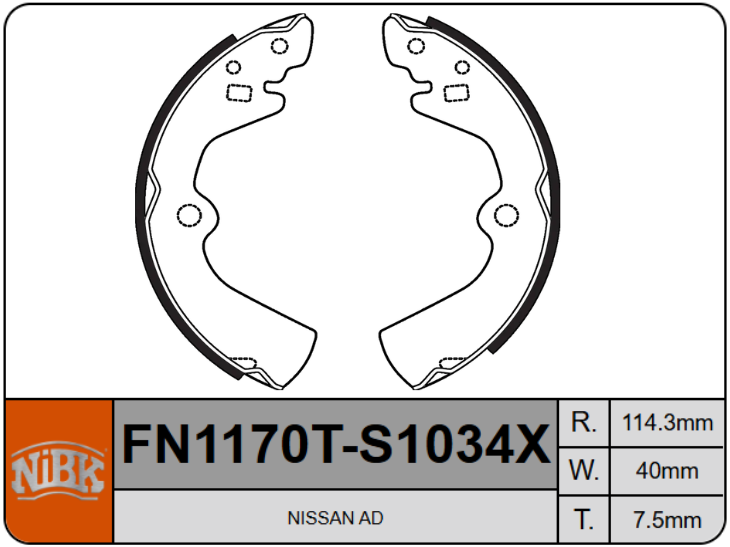 Producto NiBK FN1170T