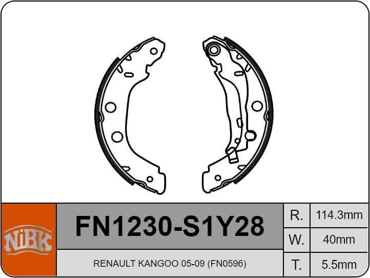 Producto NiBK FN1230