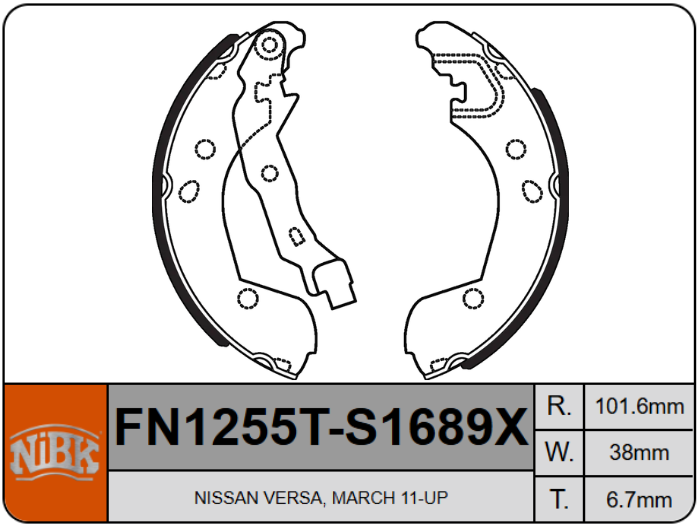 Producto NiBK FN1255T