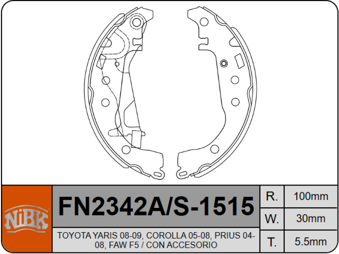 Producto NiBK FN2342A
