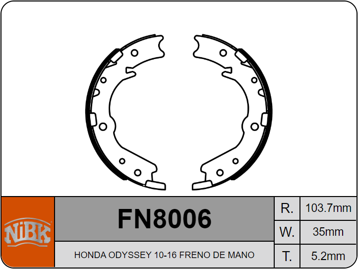 Producto NiBK FN8006
