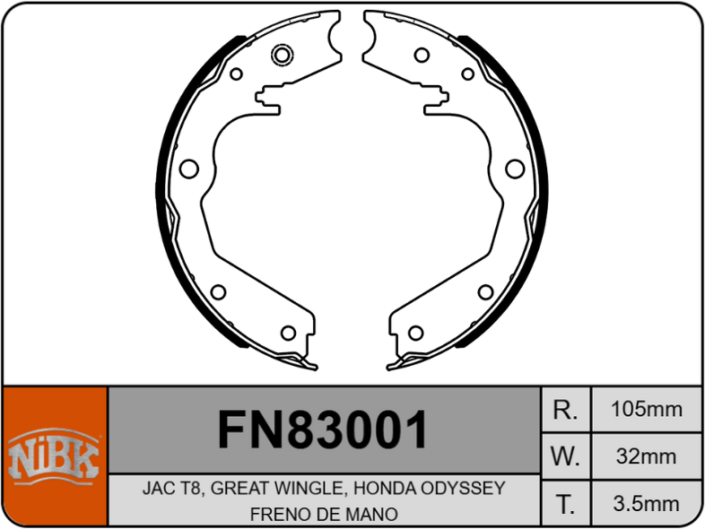 Producto NiBK FN83001