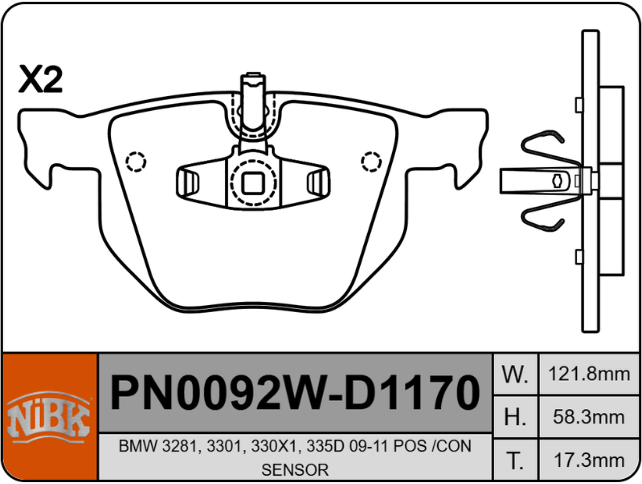 Producto NiBK PN0092W