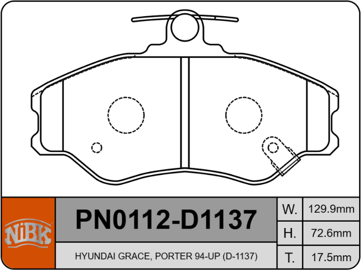 Producto NiBK PN0112