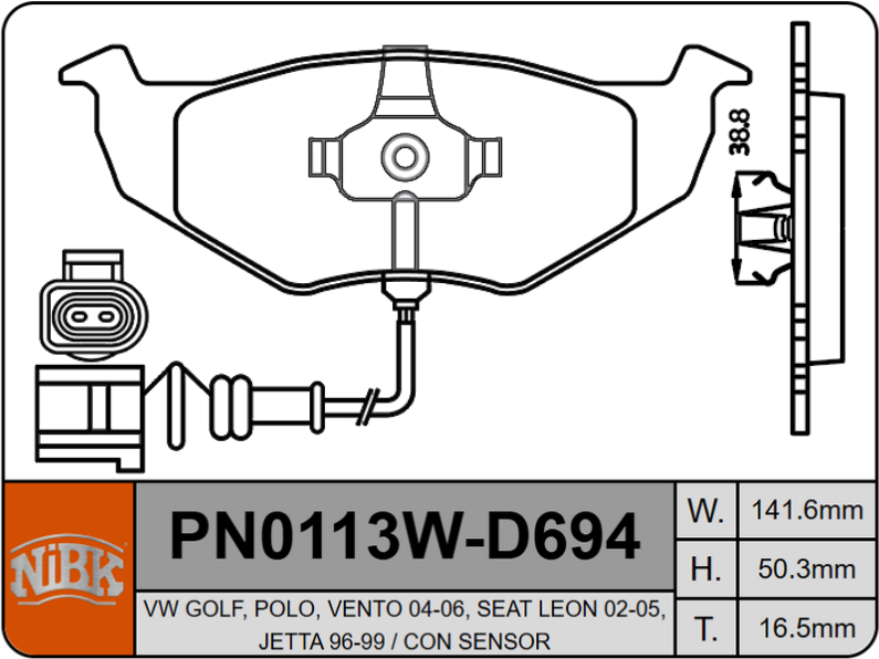 Producto NiBK PN0113W