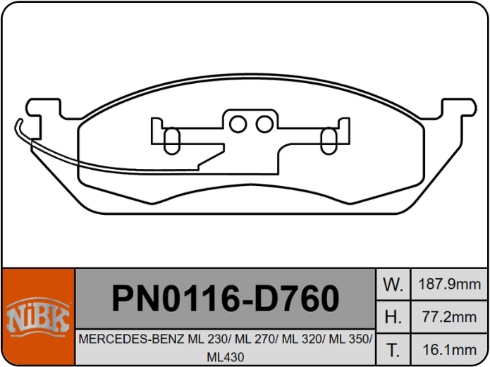 Producto NiBK PN0116