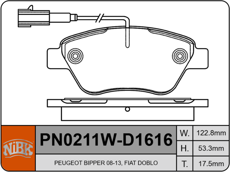 Producto NiBK PN0211W
