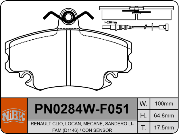 Producto NiBK PN0284W