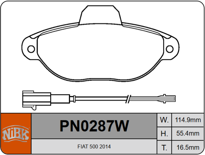 Producto NiBK PN0287W