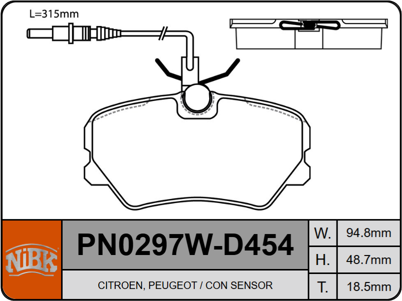 Producto NiBK PN0297W