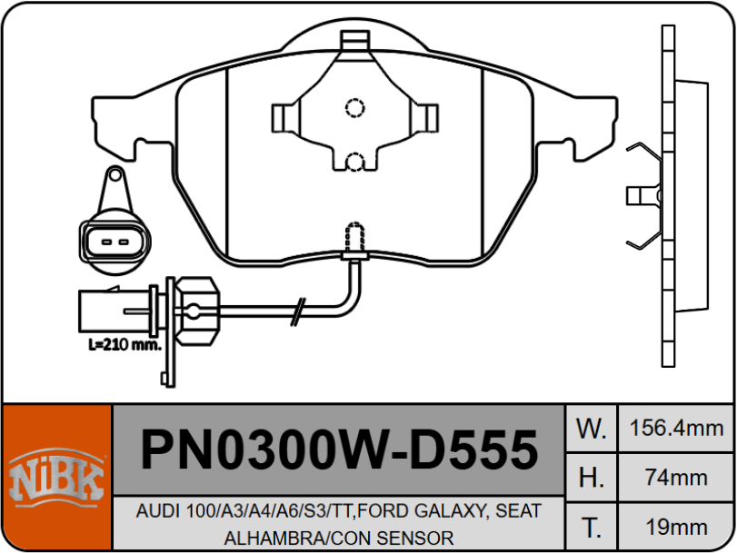 Producto NiBK PN0300W