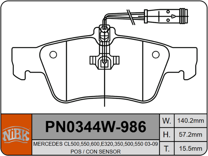 Producto NiBK PN0344W