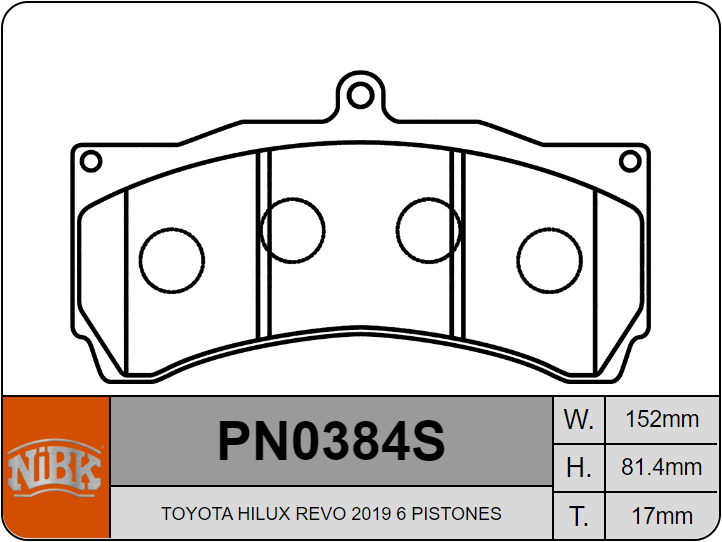 Producto NiBK PN0384S