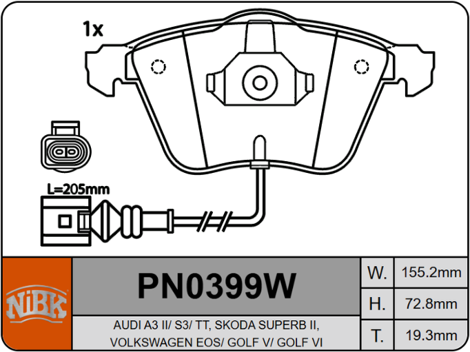 Producto NiBK PN0399W