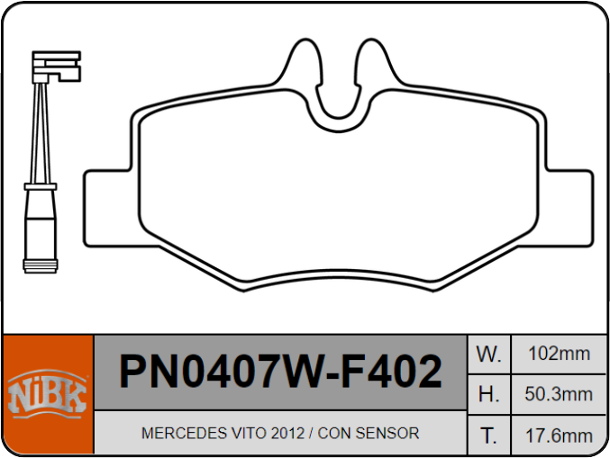 Producto NiBK PN0407W