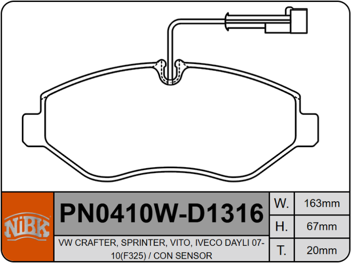 Producto NiBK PN0410W
