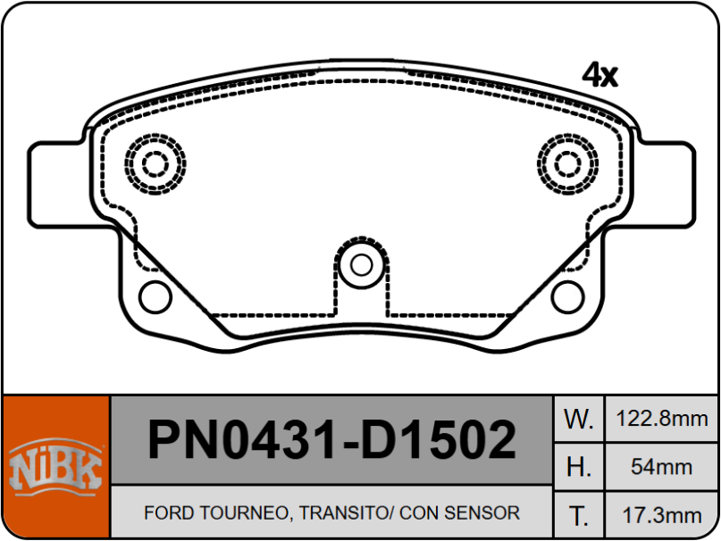 Producto NiBK PN0431