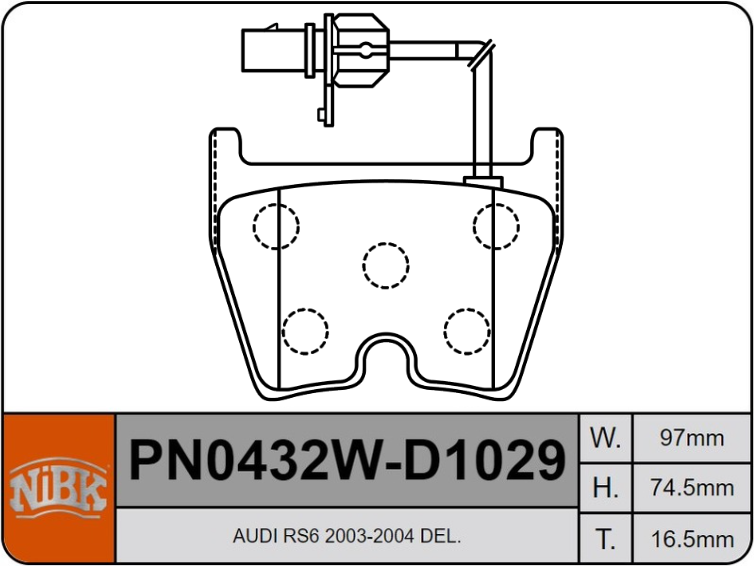 Producto NiBK PN0432W