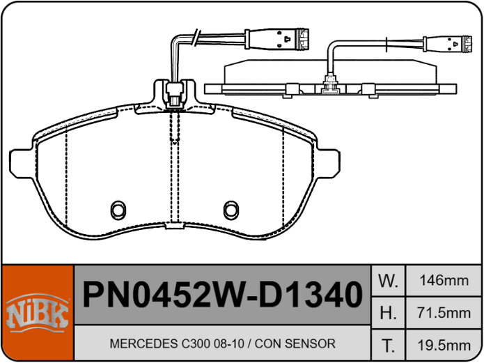 Producto NiBK PN0452W