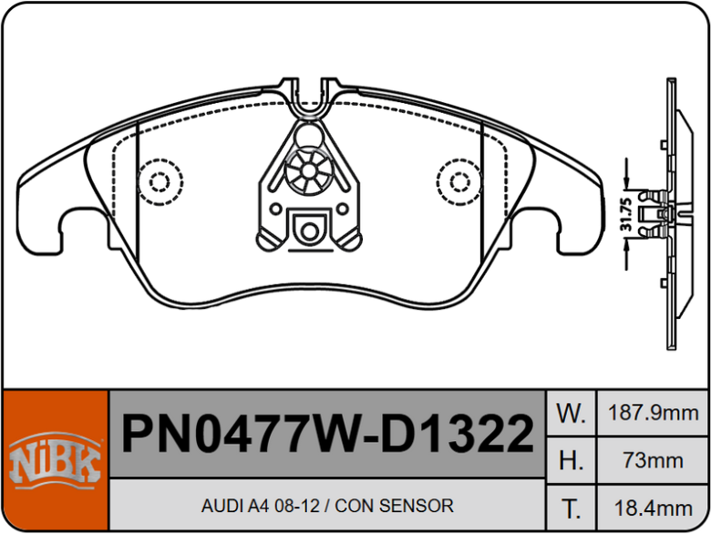 Producto NiBK PN0477W